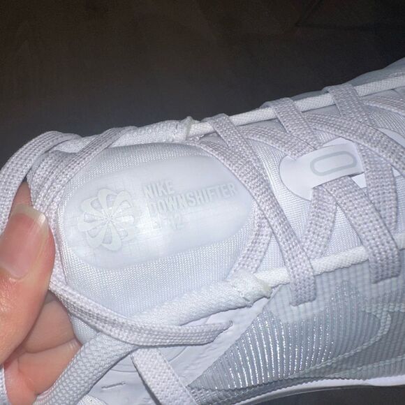 NEW Mens size 11 Nike Downshifter 12 White Pure Platinum Running Shoes NIB - Picture 8 of 15